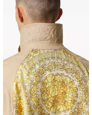 Versace シングルブレスト コットンコート - サムネイル4