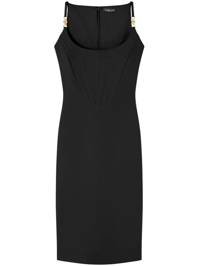 VERSACE Versace メデュサ・ストラップ コルセット風ドレスの商品画像