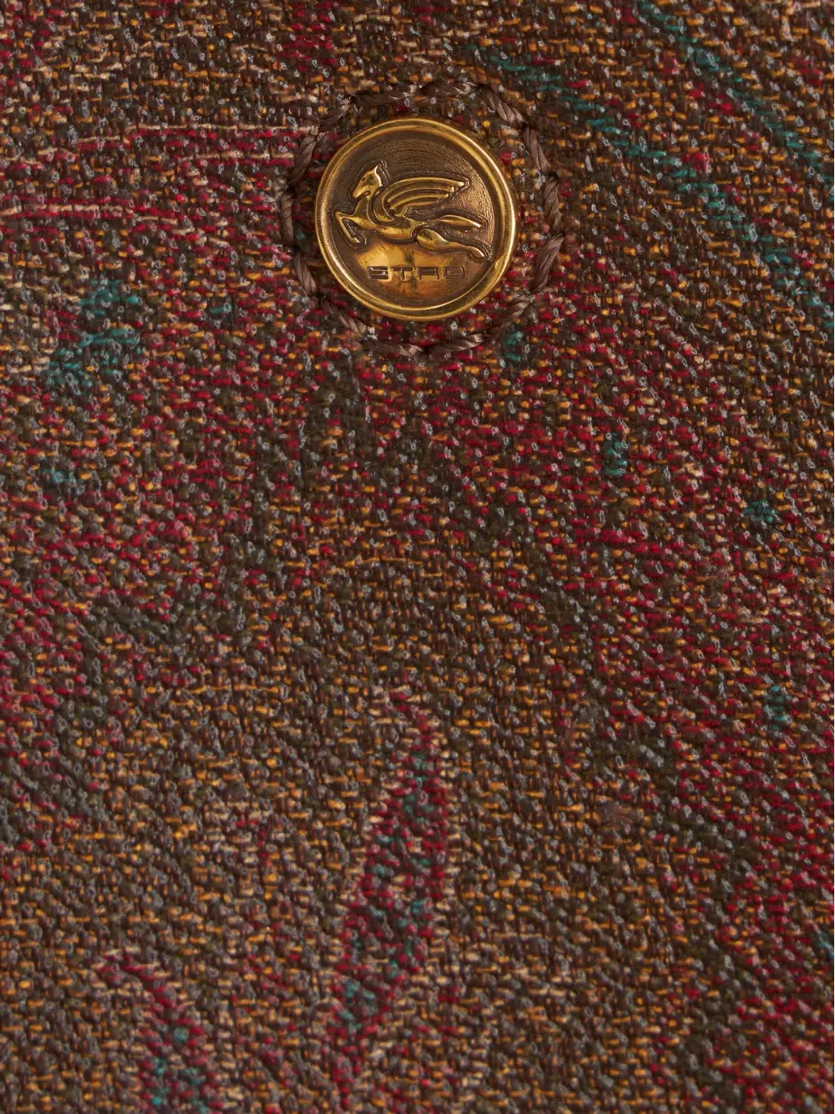 ETRO エッセンシャル トートバッグ ブラウン - 画像5