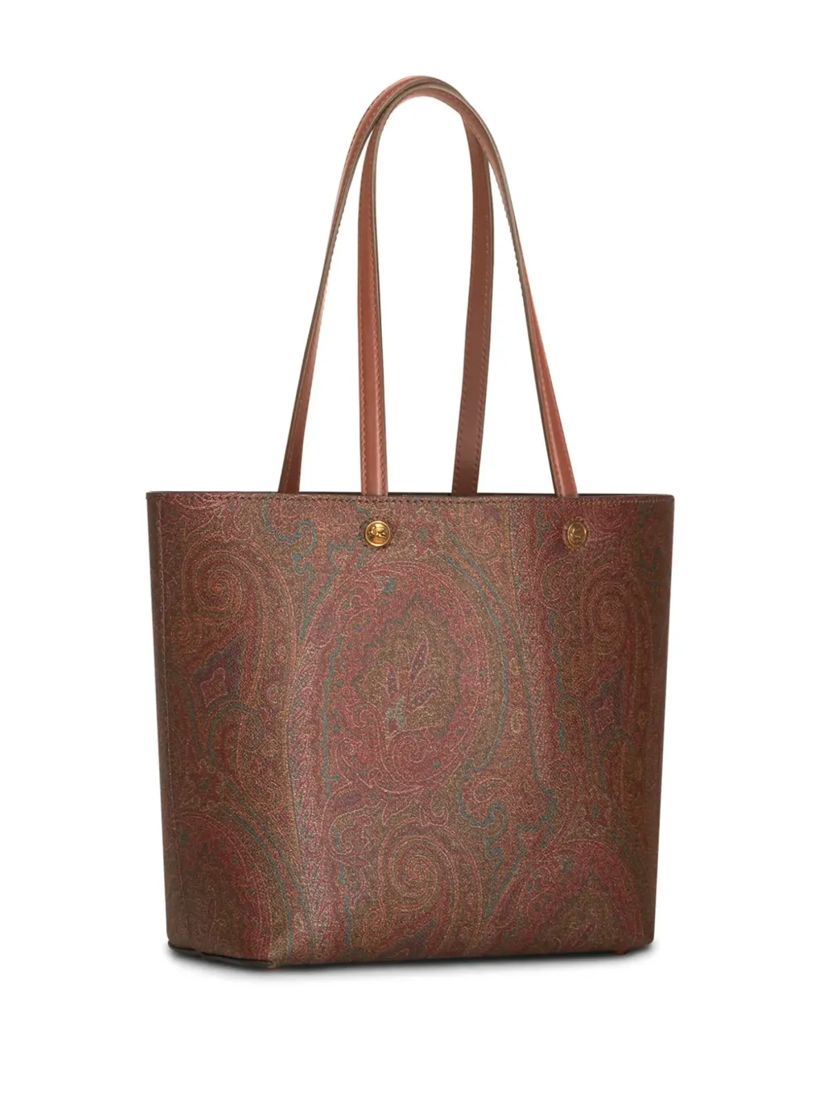 ETRO ミディアム エトロ エッセンシャル トートバッグ ブラウン - 画像4