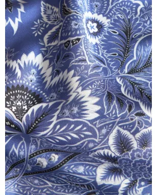 ETRO ケサ フローラルプリント シルク ローブ - パープル - サムネイル5