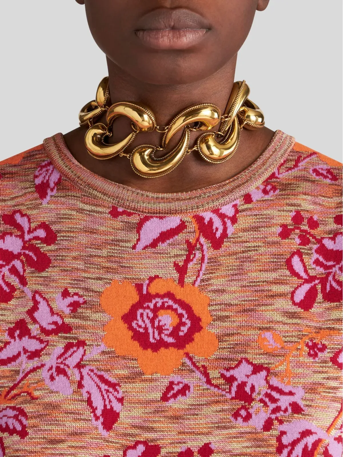 ETRO ペイズリー柄 アーティキュレーテッド ブレスレット - 画像3