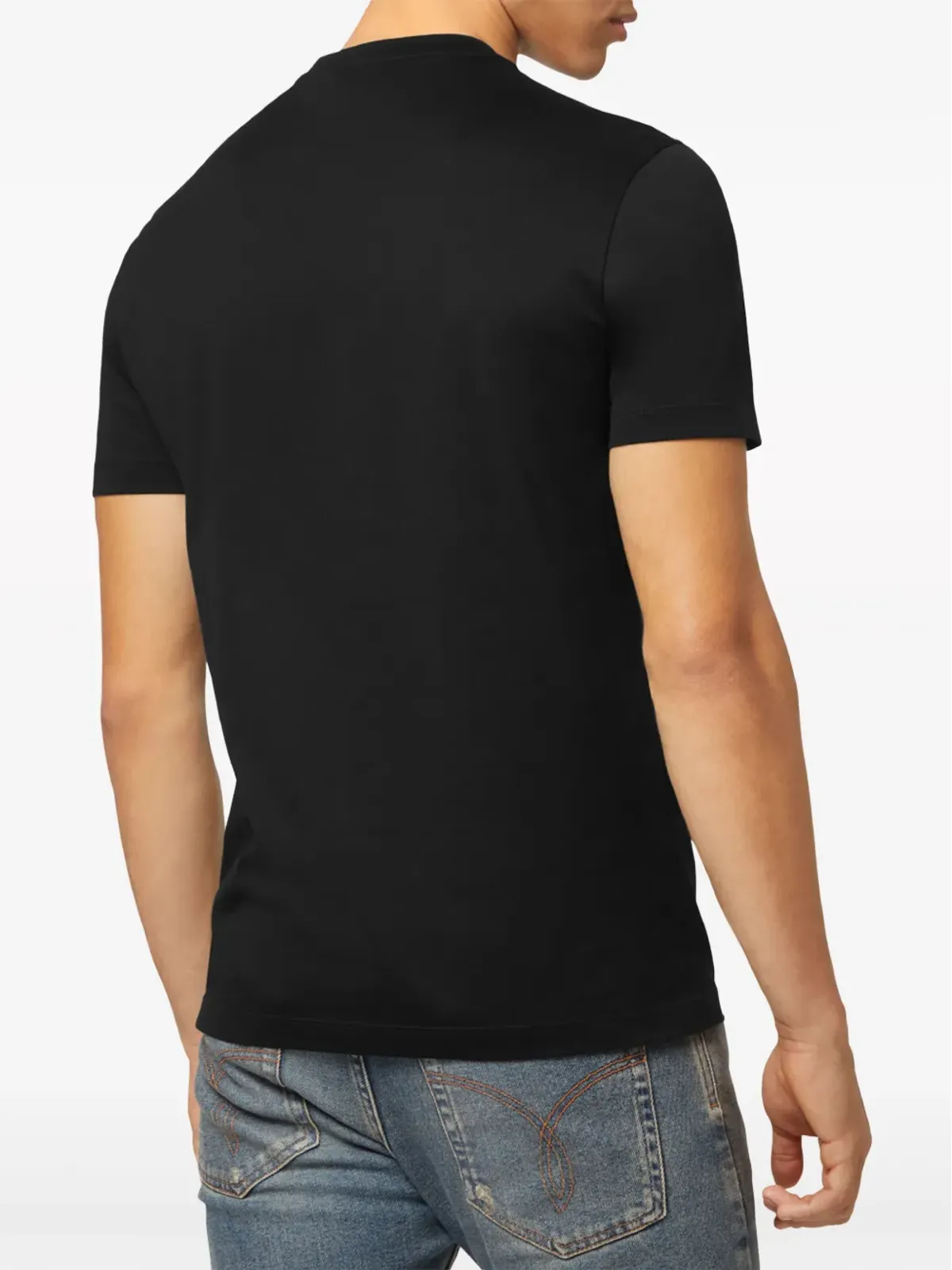 Versace メデューサヘッド コットン Tシャツ ブラック - 画像3