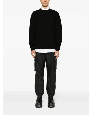 Versace バロッコモチーフ テクスチャード ジャンパー ブラック - サムネイル2