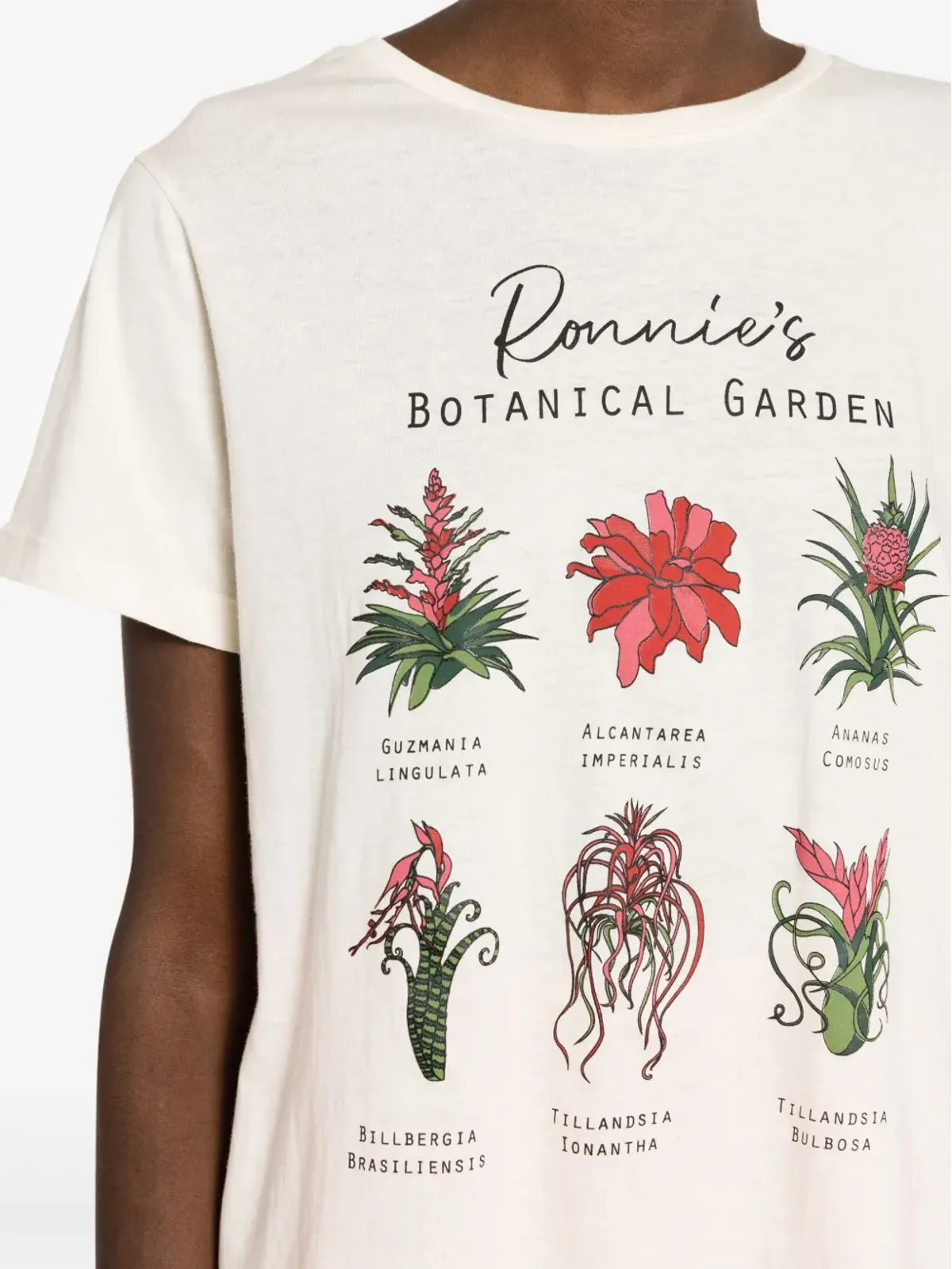 Isolda Ronnie's Botanical Garden コットンTシャツ - 画像5