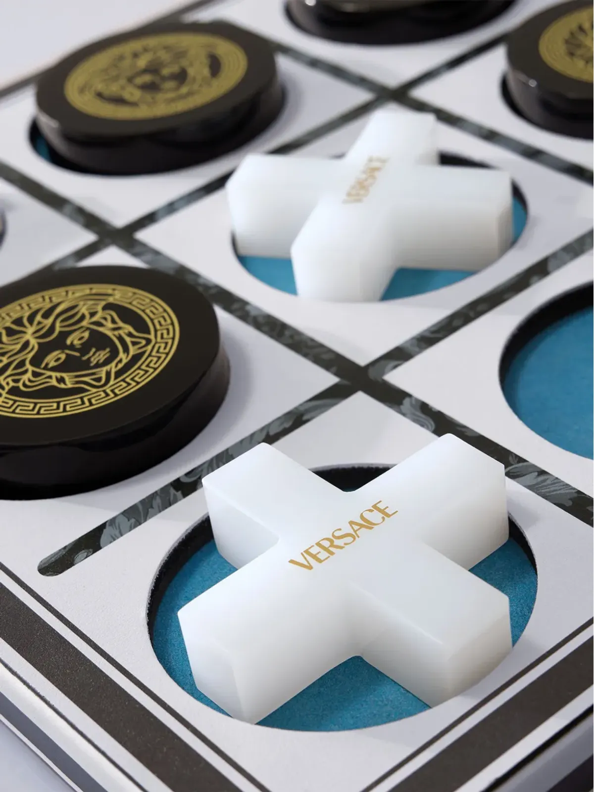 Versace メデューサ ティックタックトー ゲームセット - シルバー - 画像2