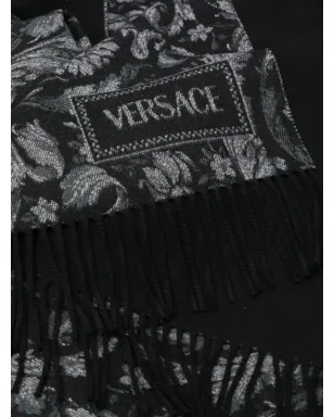 Versace バロッコ フリンジ ブランケット - サムネイル2