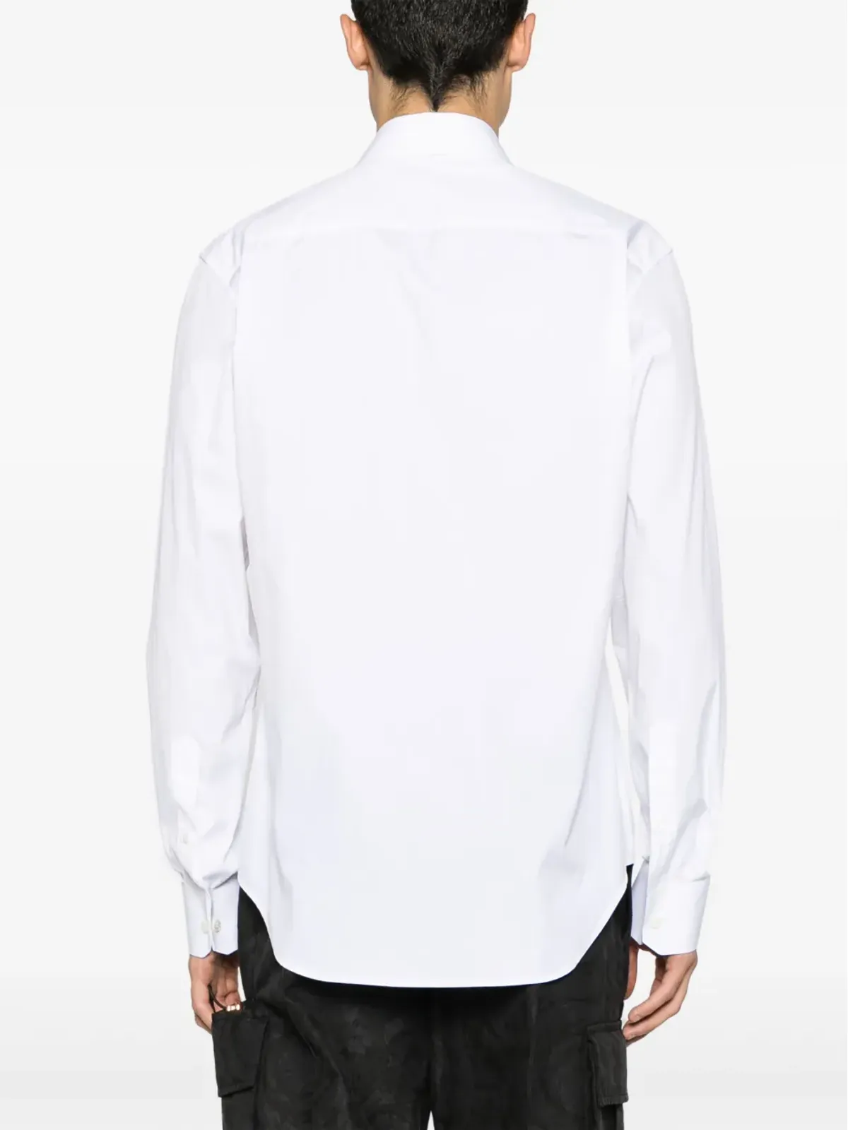 Versace バロッコモチーフ ポプリン シャツ - White - 画像4