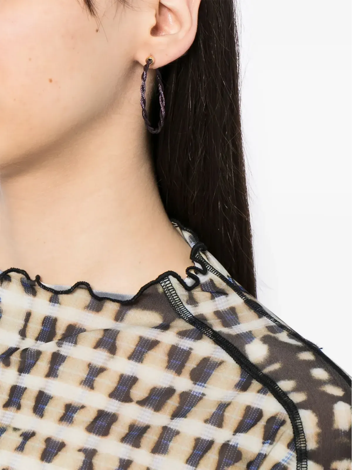 Charriol Love Twist hoop earrings - 画像2