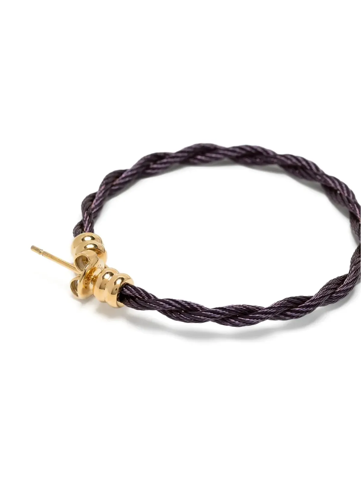 Charriol Love Twist hoop earrings - 画像3