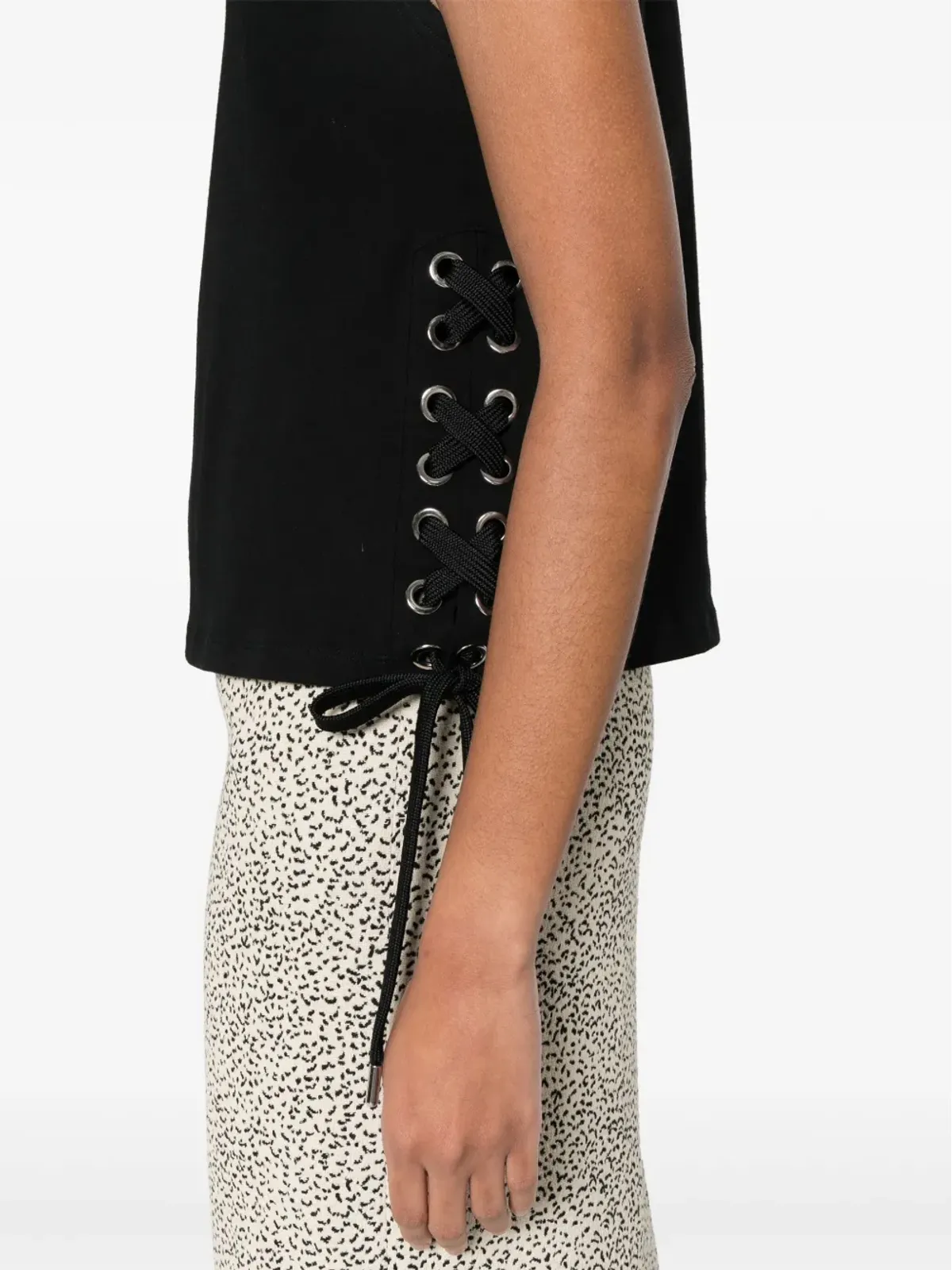 PINKO ノースリ sleeve コットントップ - 画像5