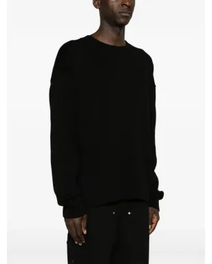 Off-White 3D Diagリブ編みニットセーター ブラック - サムネイル3