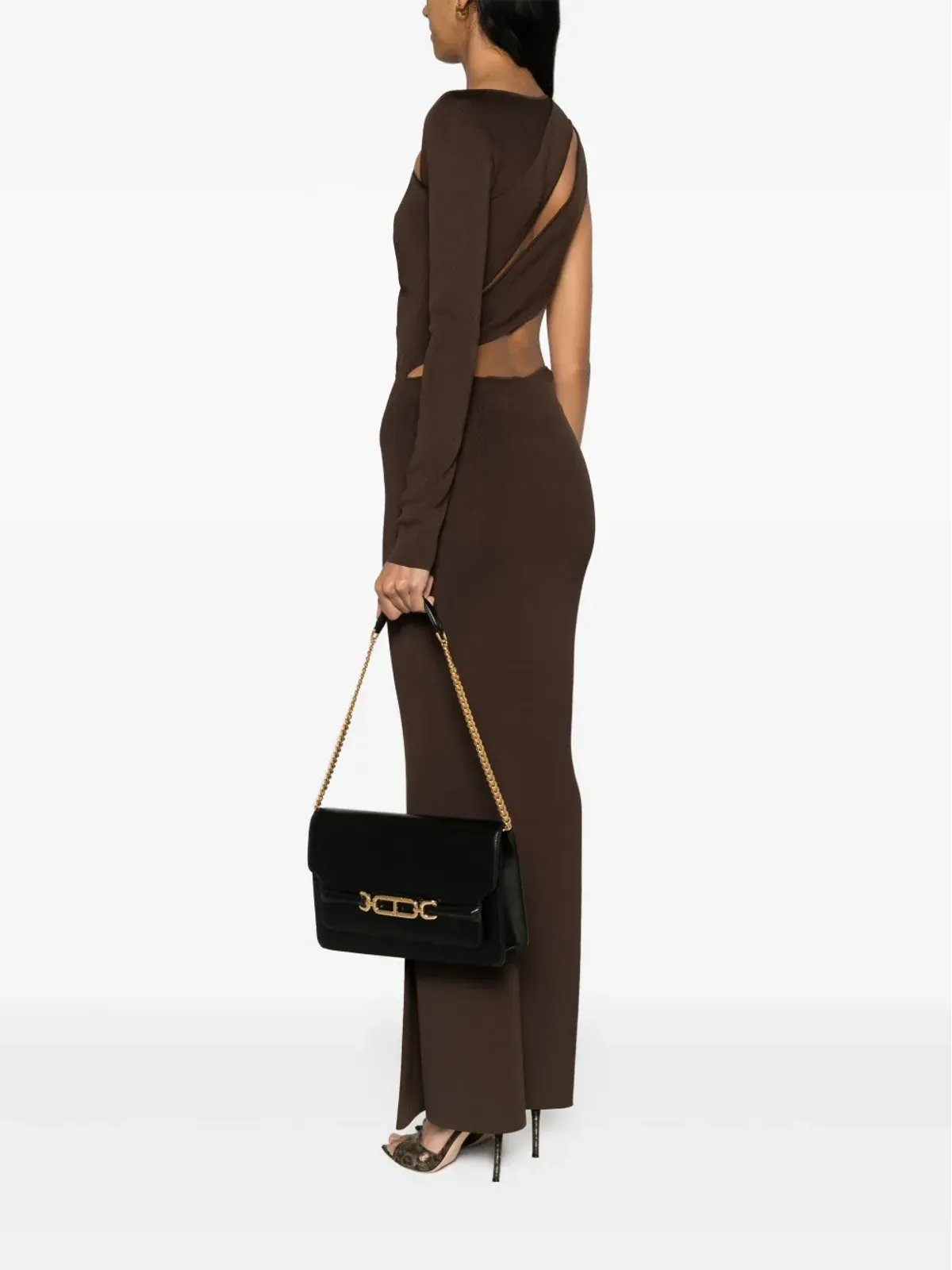TOM FORD ミディアム Whitney レザー ショルダーバッグ - ブラック - 画像2