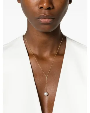 Mizuki 14kt yellow gold Sea Of Beauty pearl and diamond necklace - サムネイル2