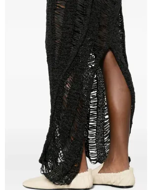 AISLING CAMPS Kapok open-knit maxi dress - サムネイル5