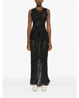 AISLING CAMPS Kapok open-knit maxi dress - サムネイル2