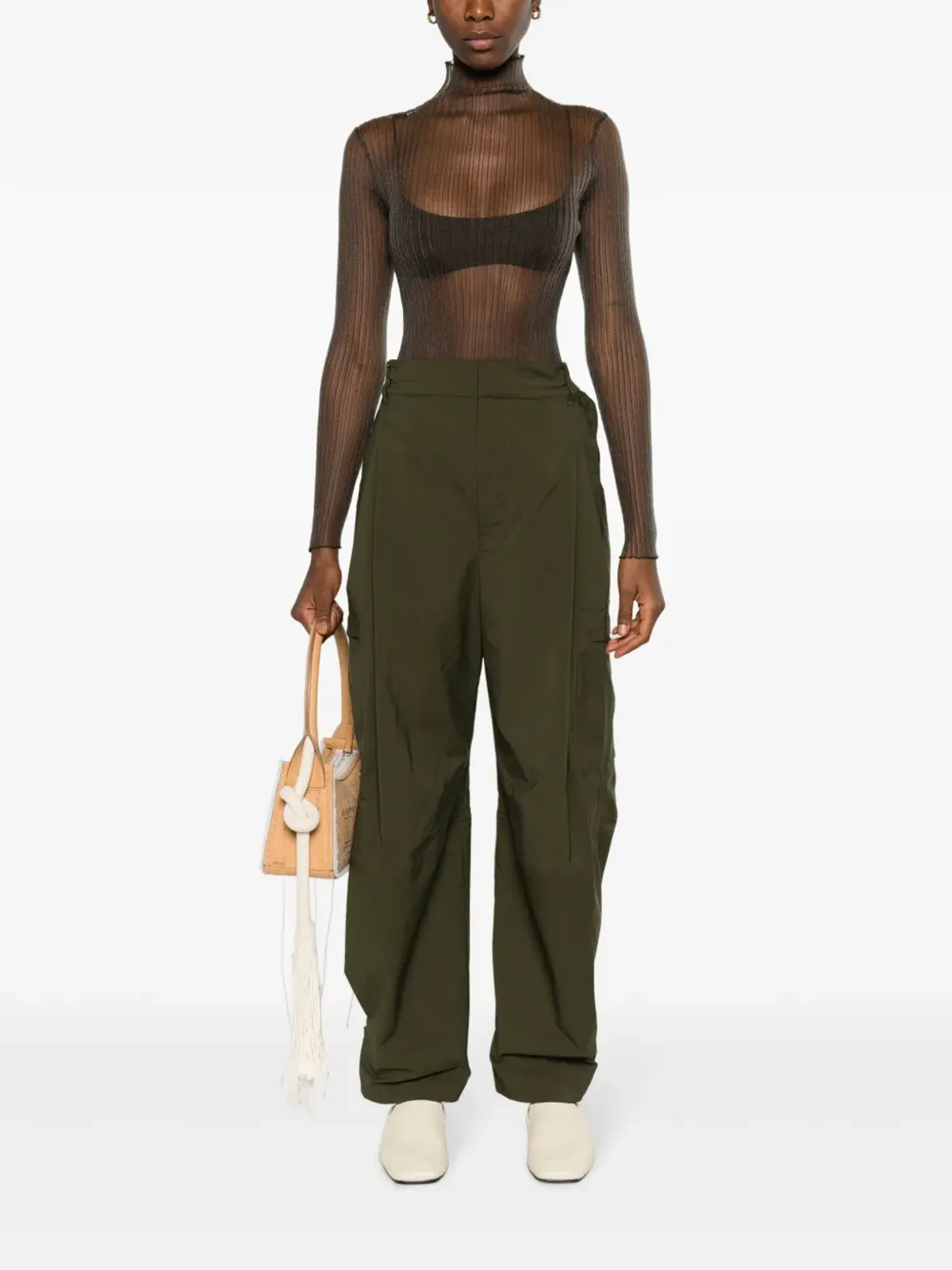 AISLING CAMPS Modern Mist sheer T-shirt - Grey - 画像2