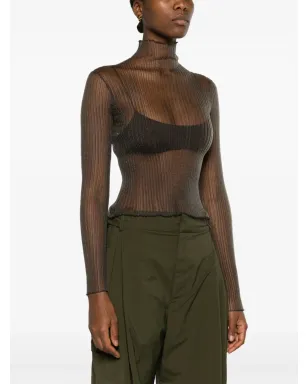 AISLING CAMPS Modern Mist sheer T-shirt - Grey - サムネイル3