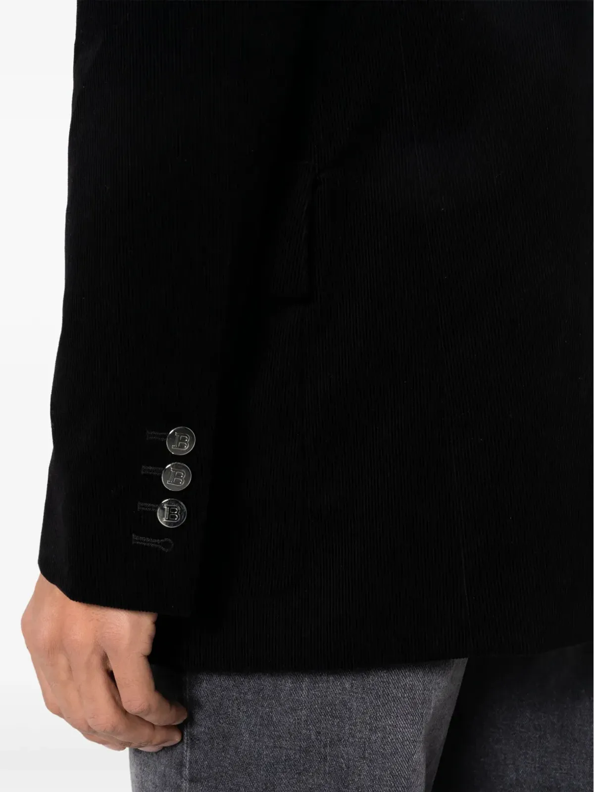 Balmain ダブルブレスト コーデュロイ ブレザー - 画像5