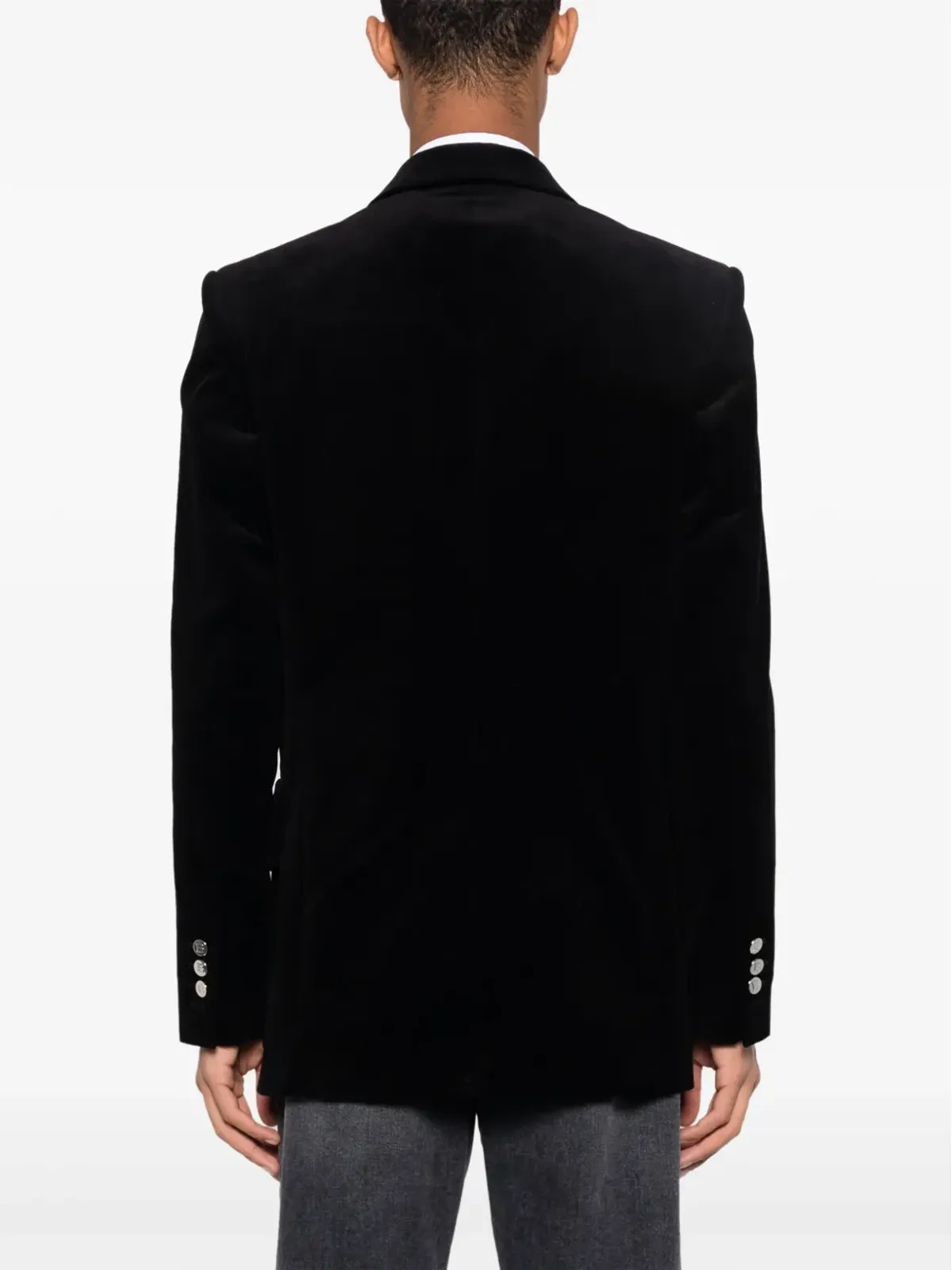 Balmain ダブルブレスト コーデュロイ ブレザー - 画像4