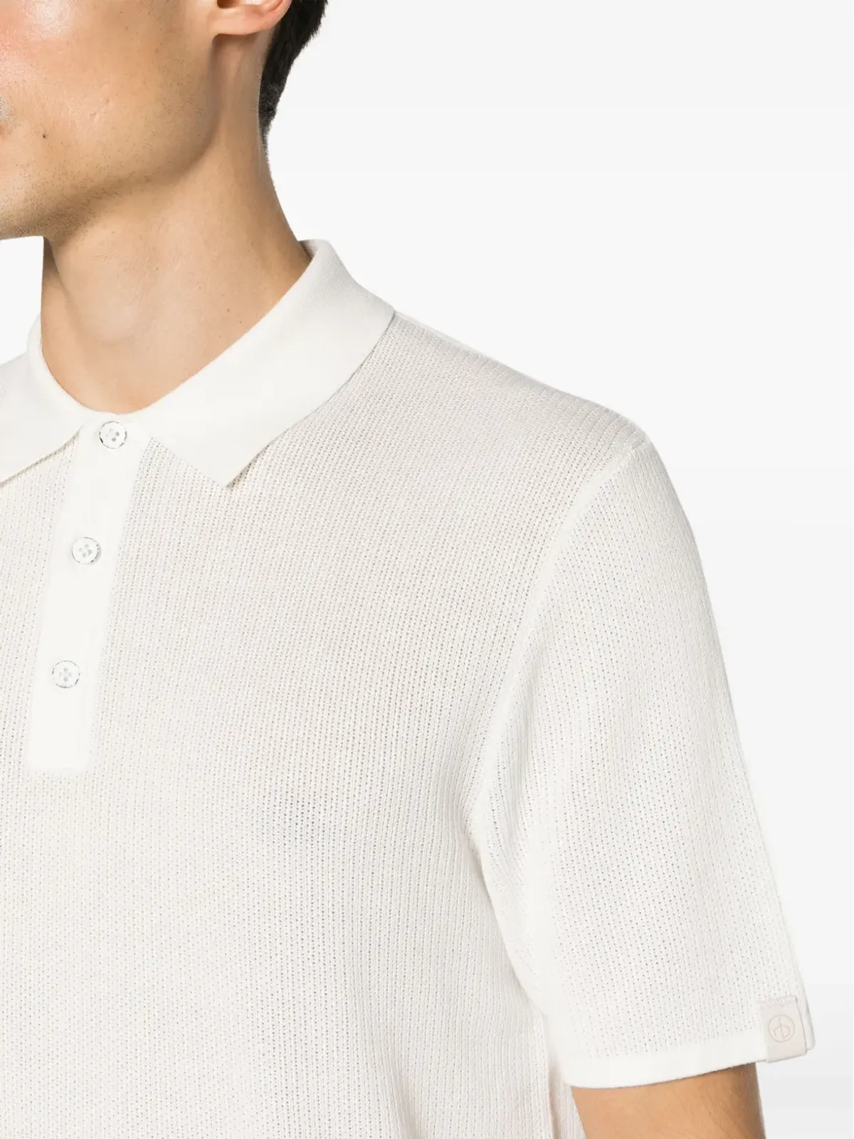 rag & bone Harveyリブニットポロシャツ - 画像5