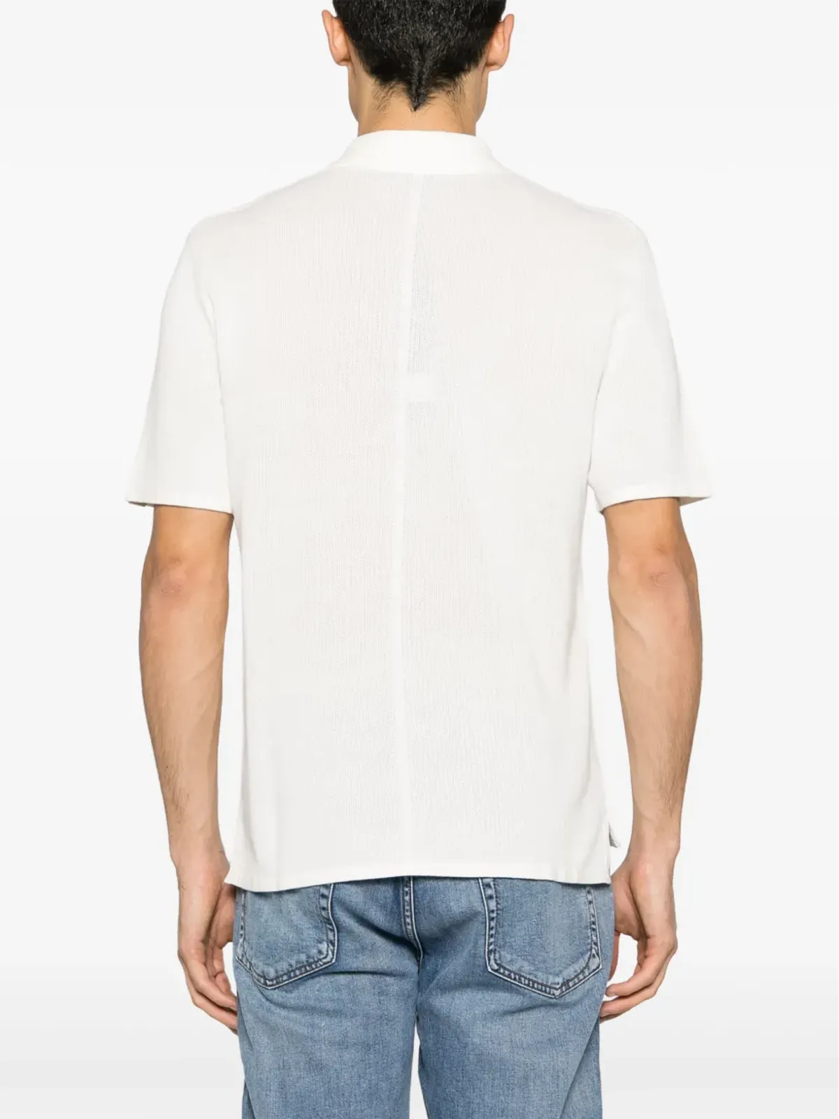 rag & bone Harveyリブニットポロシャツ - 画像4