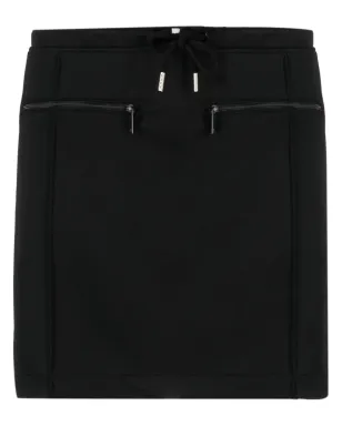 Courrèges ロゴパッチ ドローストリングウエスト ミニスカート - ブラック - サムネイル1