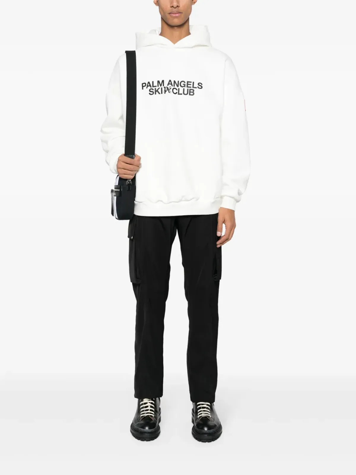 Palm Angels Ski Club コットン フーディー - 画像2