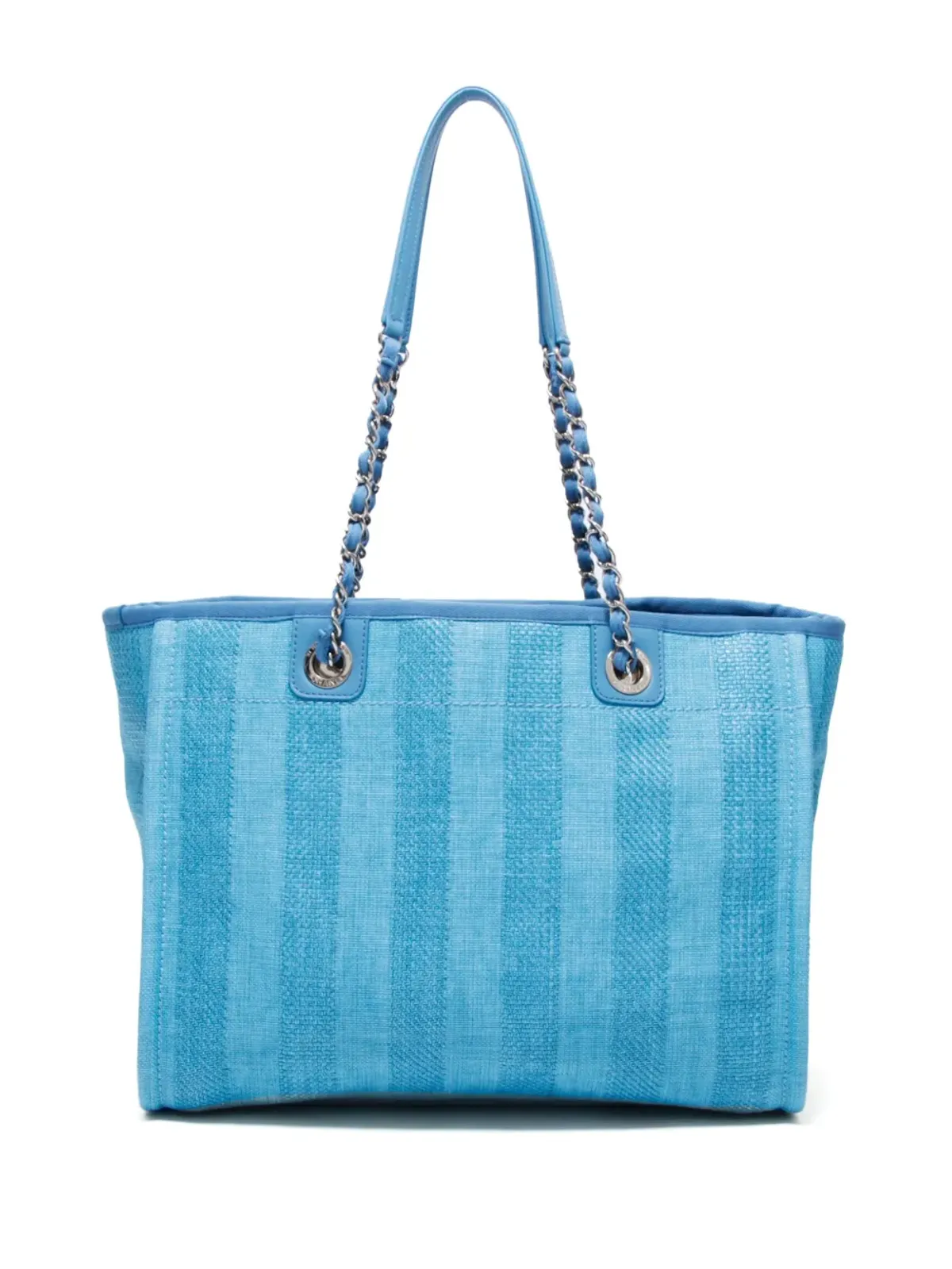 CHANEL ビンテージ 2020 Deauville MM トートバッグ ブルー - 画像2