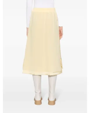 Jil Sander バージンウール混ミディスカート - サムネイル4