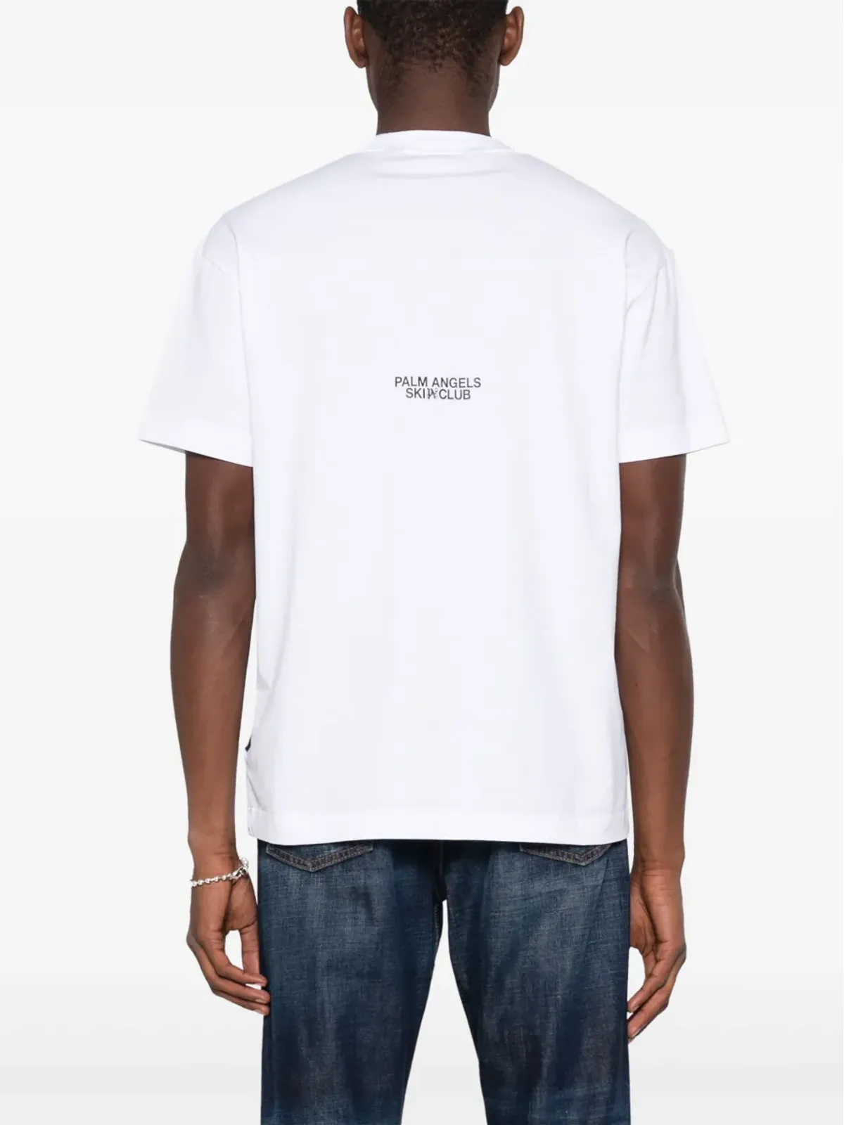 Palm Angels Ski Club コットンTシャツ ホワイト - 画像4