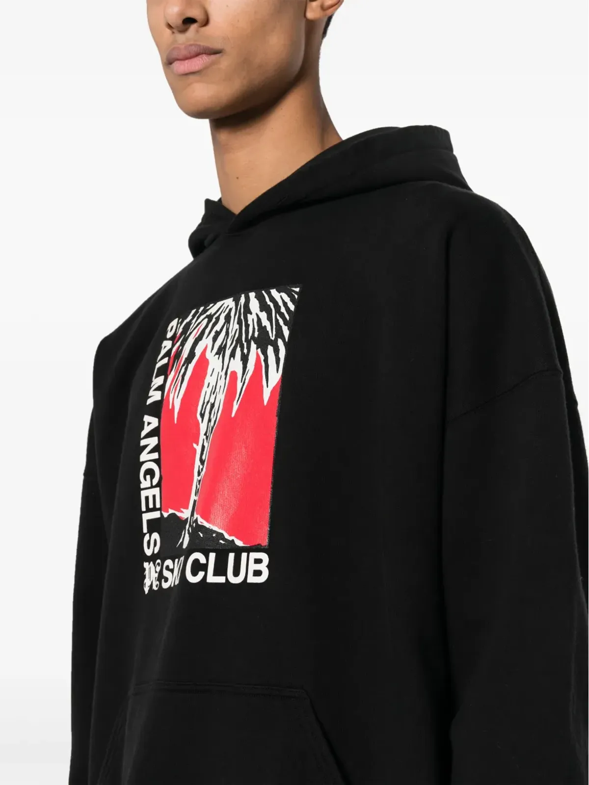 Palm Angels パームスキー・クラブ コットンフーディー - 画像5