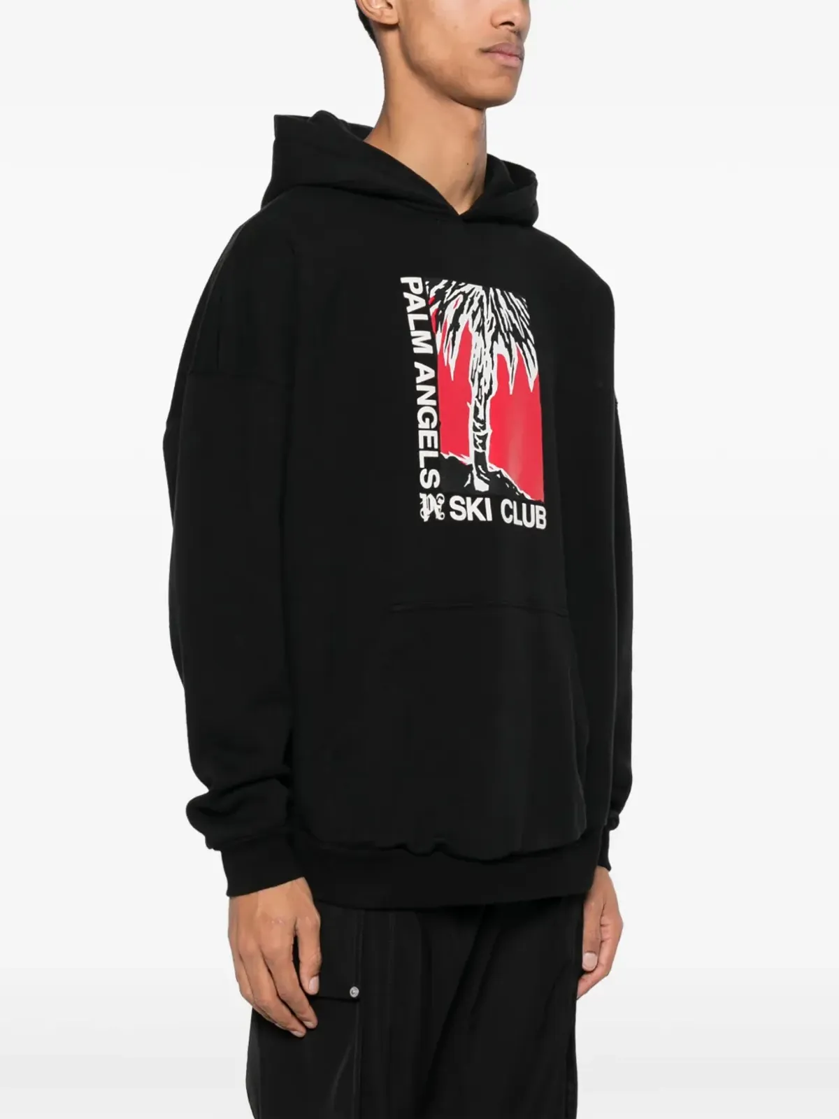 Palm Angels パームスキー・クラブ コットンフーディー - 画像3