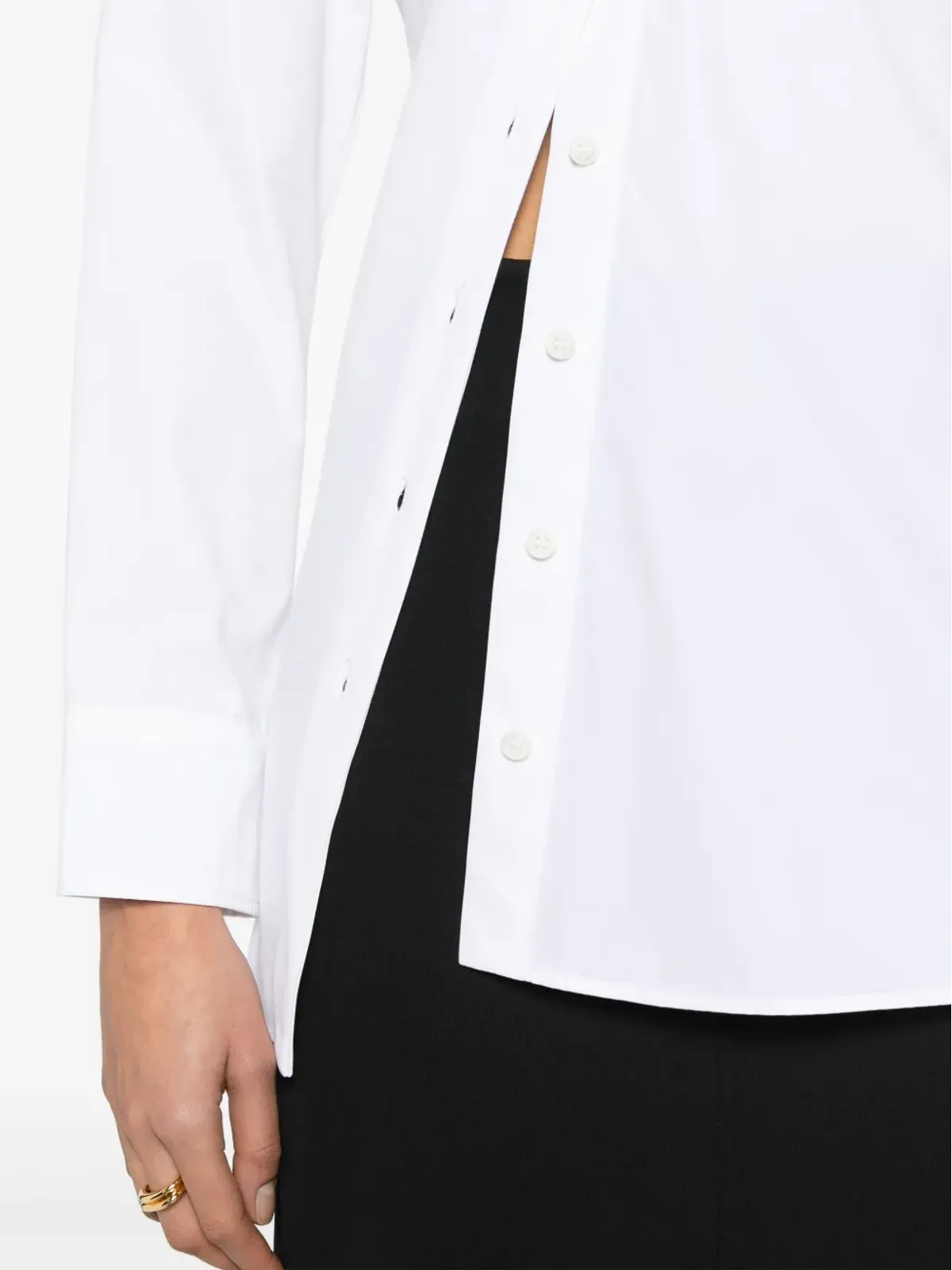 Jacquemus La Chemise Pablo コットンシャツ - ホワイト - 画像5