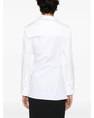 Jacquemus La Chemise Pablo コットンシャツ - ホワイト - サムネイル4
