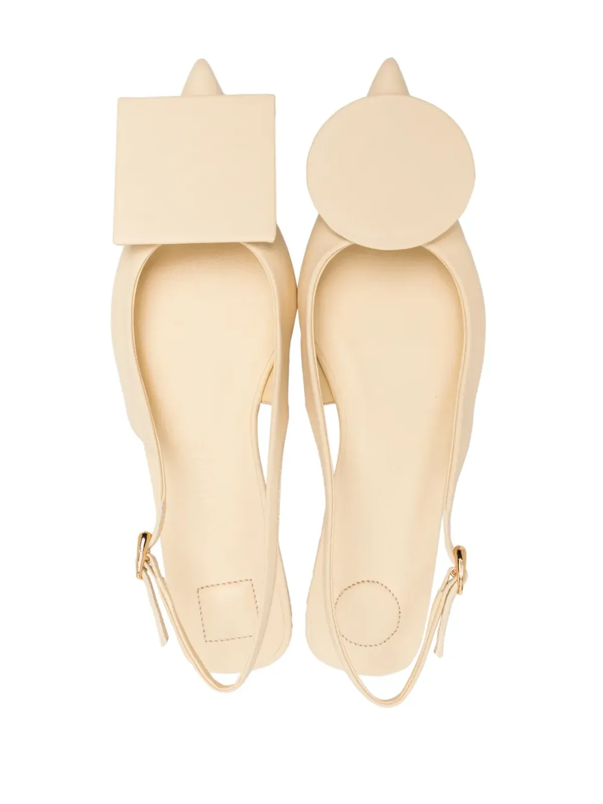 Jacquemus Les Slingback Duelo Plates バレリーナシューズ - 画像4