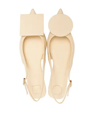 Jacquemus Les Slingback Duelo Plates バレリーナシューズ - サムネイル4