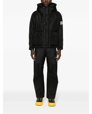 Maison Kitsuné x And Wander ロゴプリント入り パディッドジャケット - ブラック - サムネイル2