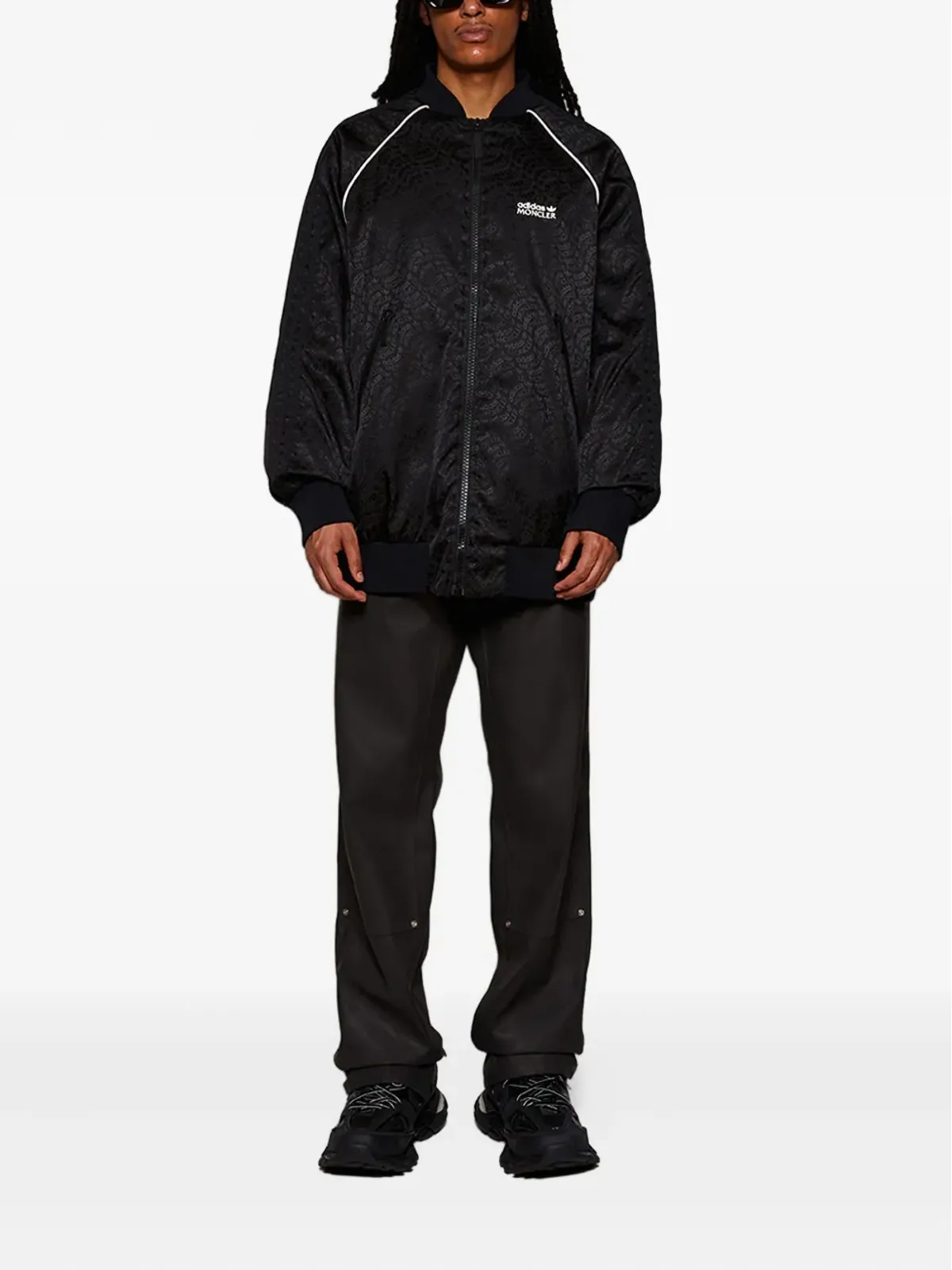 Moncler Adidas Seelos ボンバージャケット - ブラック - 画像2