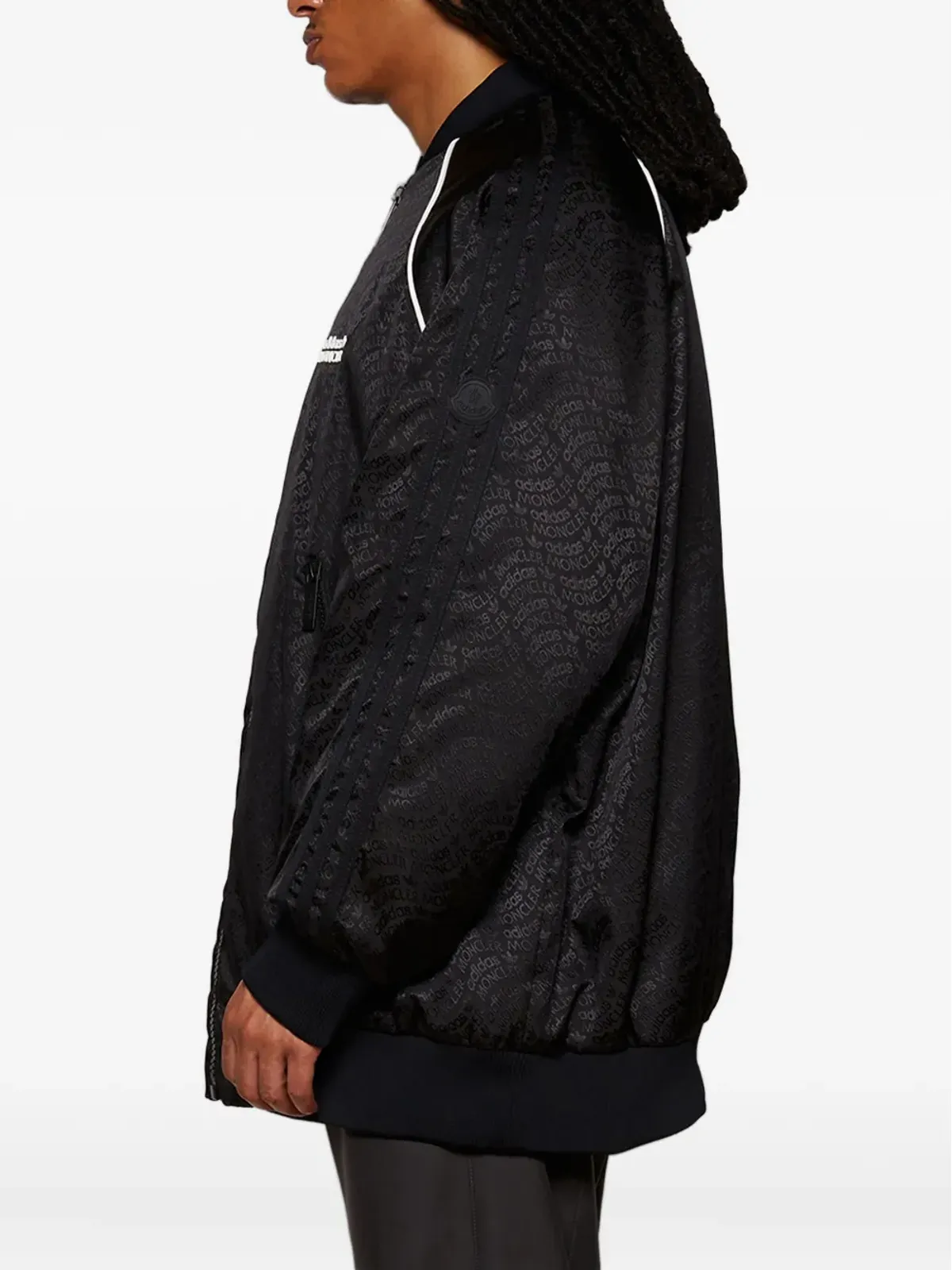 Moncler Adidas Seelos ボンバージャケット - ブラック - 画像4