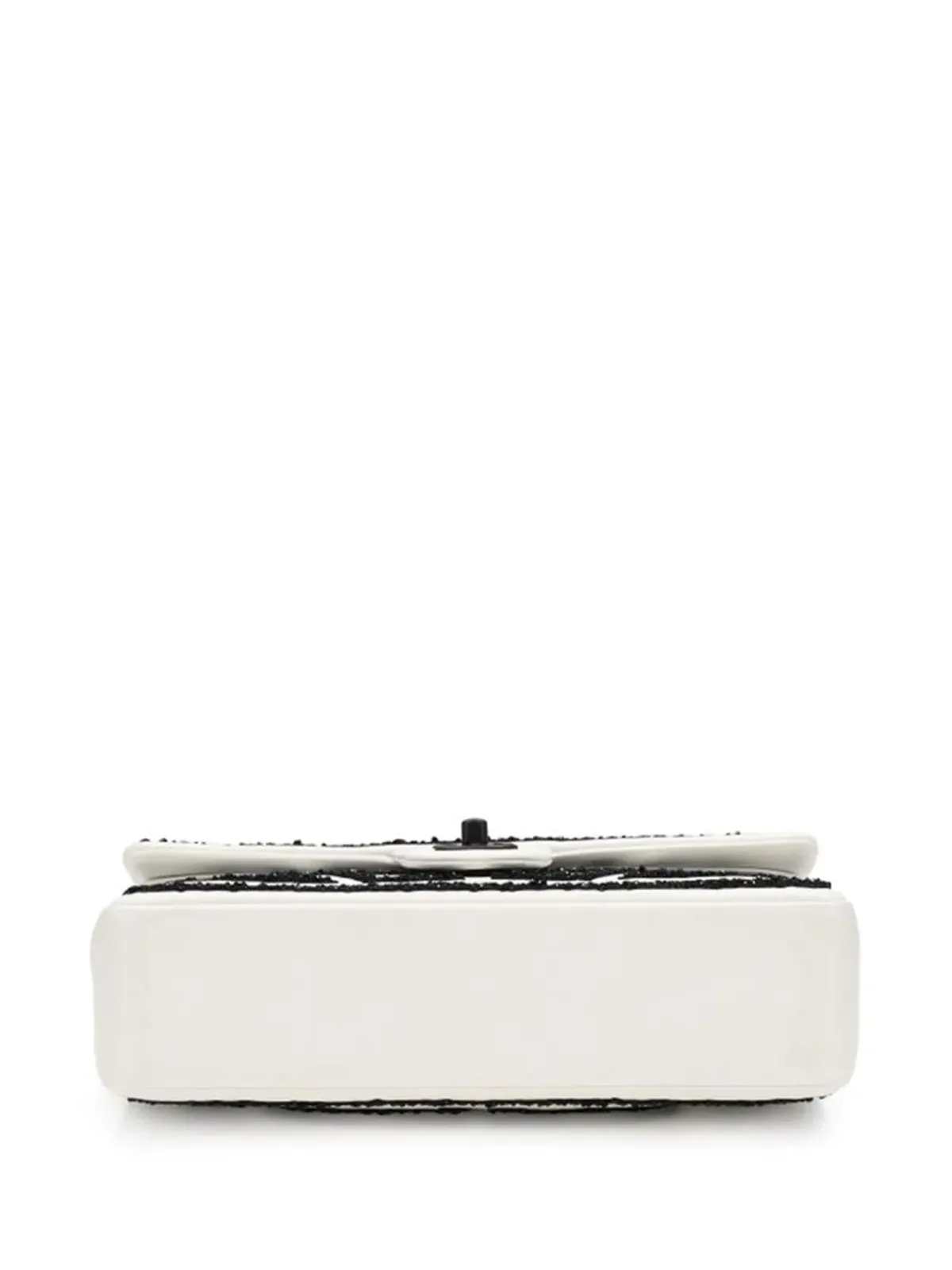 CHANEL ビンテージ 2011年 ミディアム ガーデン・オブ・ヴェルサイユ ダブルフラップ ショルダーバッグ - ホワイト - 画像4