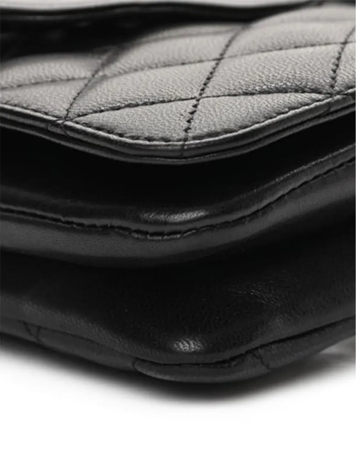 CHANEL ビンテージ 2011 バタフライ クラッチバッグ - ブラック - 画像5