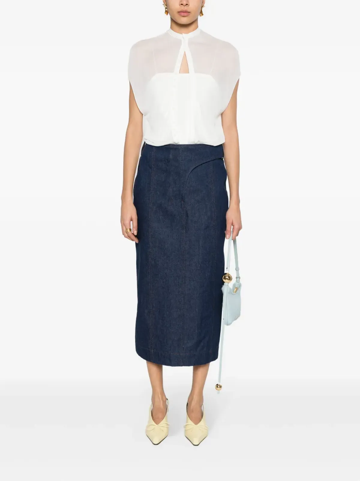 Jacquemus Le Haut Capa ニットトップ ホワイト - 画像2