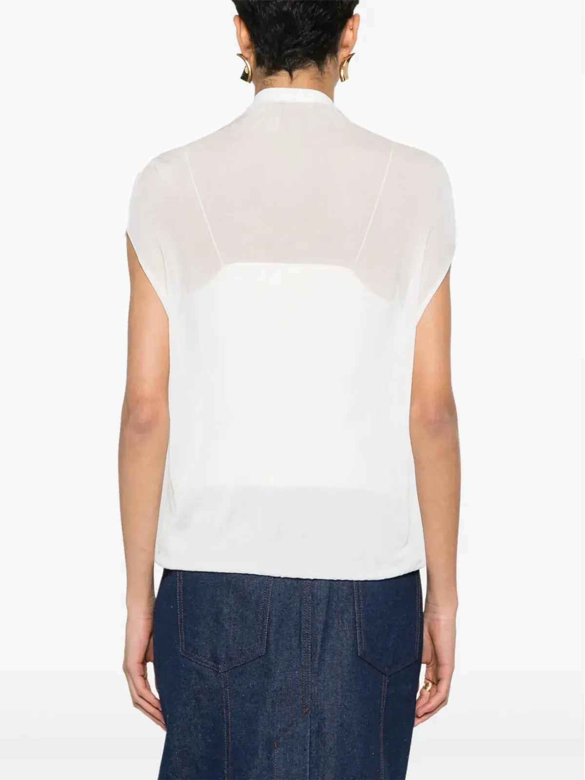 Jacquemus Le Haut Capa ニットトップ ホワイト - 画像4