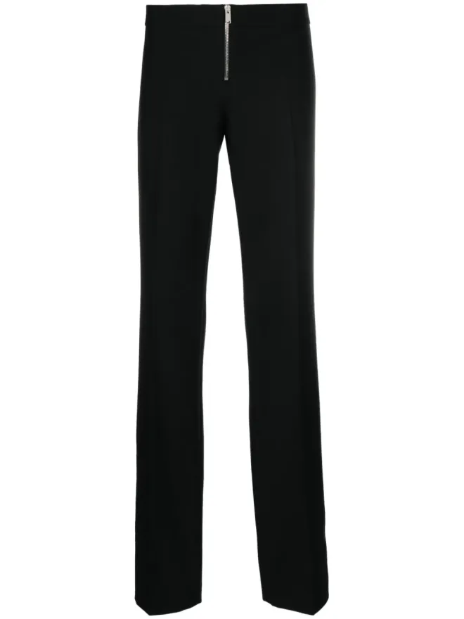 Stella McCartney Stella McCartney ローライズ ウール スリムパンツ ブラックの商品画像