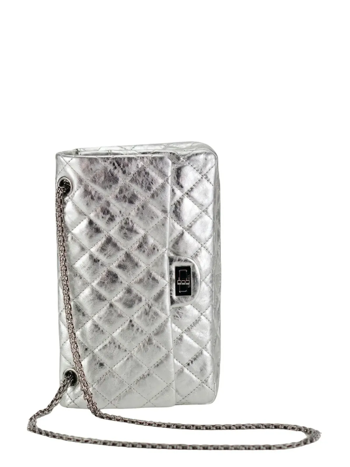 CHANEL ビンテージ 2.55 キルテッドレザー ショルダーバッグ - 画像3