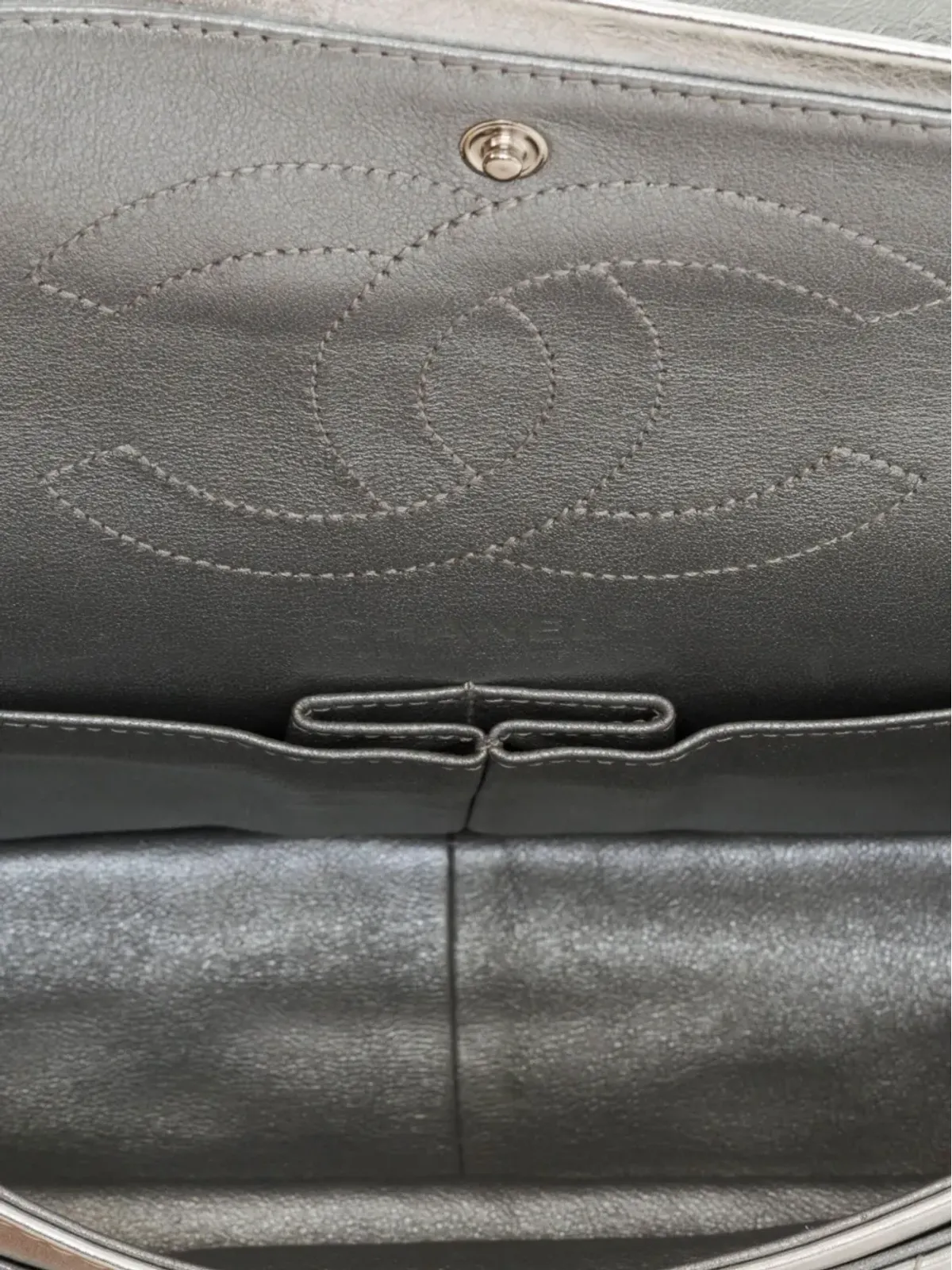 CHANEL ビンテージ 2.55 キルテッドレザー ショルダーバッグ - 画像4