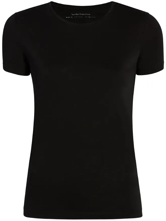 Another Tomorrow Another Tomorrow クルーネック オーガニックコットン Tシャツの商品画像