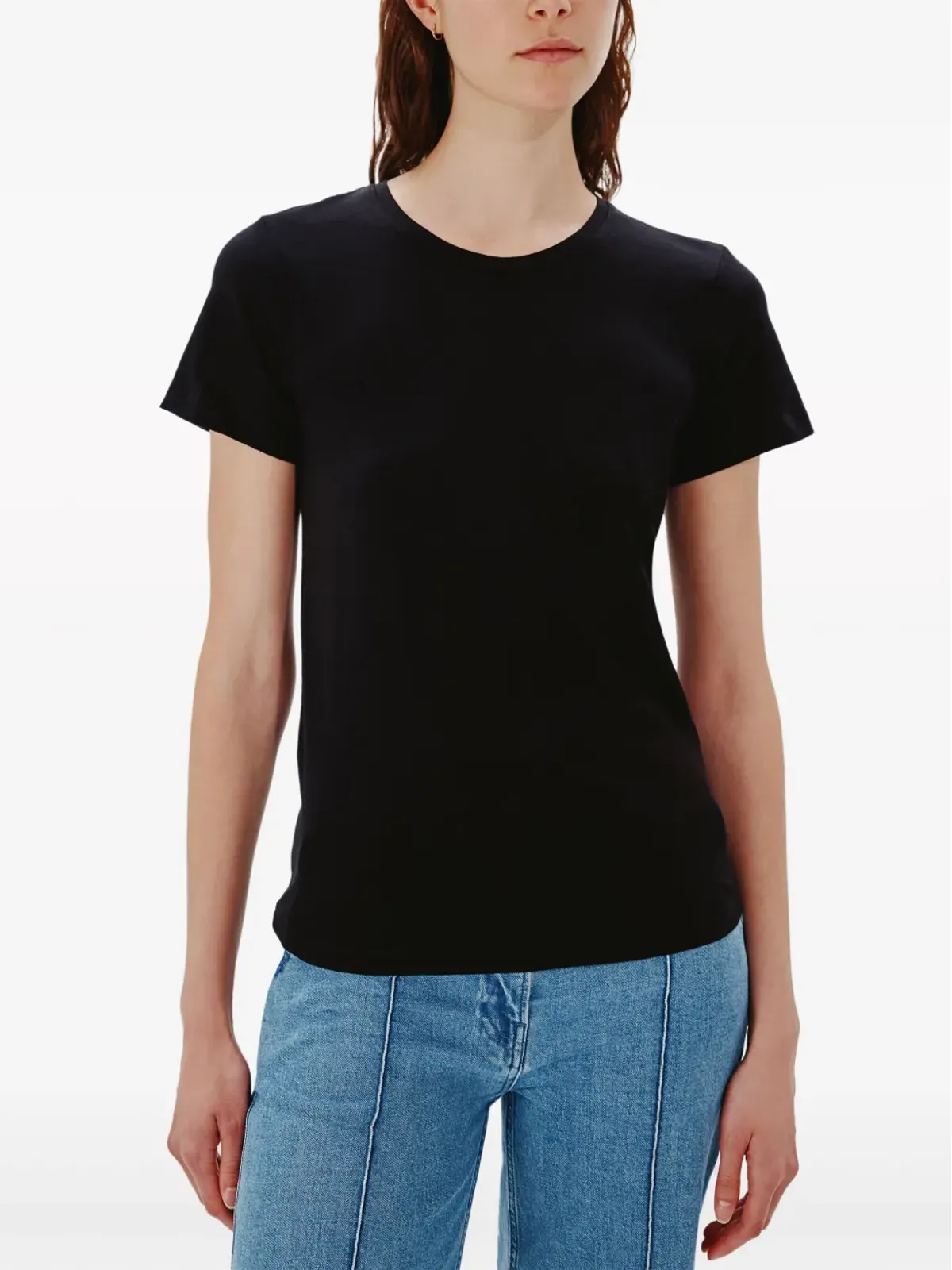 Another Tomorrow クルーネック オーガニックコットン Tシャツ - 画像5