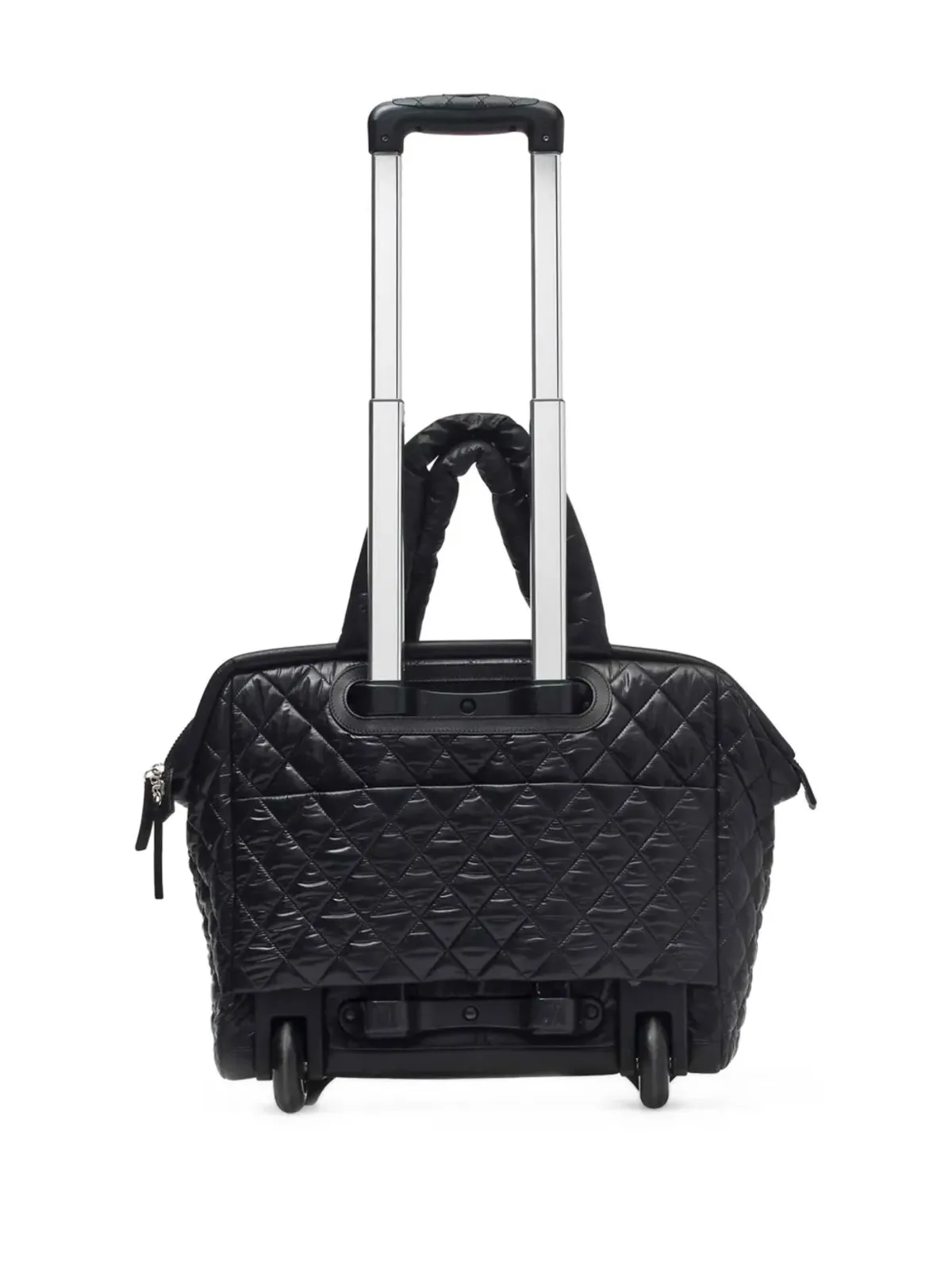 CHANEL ビンテージ 2012 コクーン ダイヤモンドキルト トロリー - ブラック - 画像2